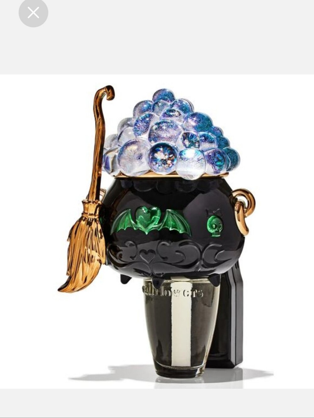 ✨️NWT Black🖤 Cauldron Wall Plug Fragrance Warmer with Iridescent Bubbles/BBW✨️